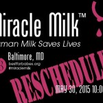 Baltimore Miracle Milk™ Stroll rescheduled to May 30